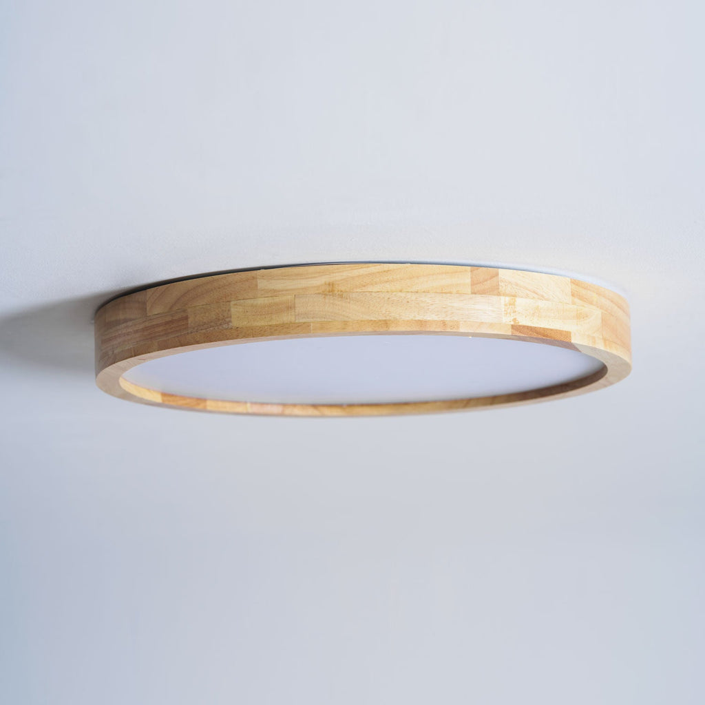Geometric Wooden Ceiling Fixture Lighting Lobby
