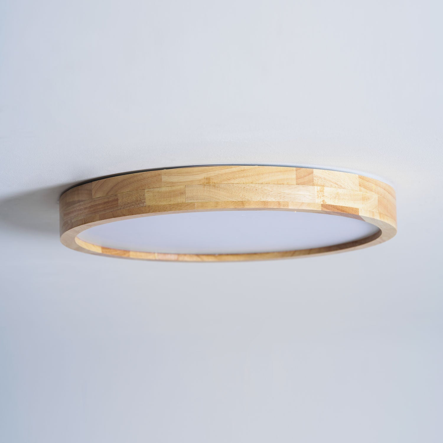 Geometric Wooden Ceiling Fixture Lighting Lobby