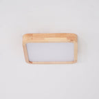Geometric Wooden Ceiling Fixture Lighting Lobby