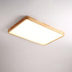 Geometric Wooden Ceiling Fixture Lighting Lobby