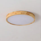 Geometric Wooden Ceiling Fixture Lighting Lobby