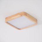 Geometric Wooden Ceiling Fixture Lighting Lobby