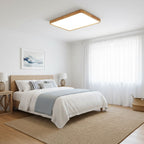 Geometric Wooden Ceiling Fixture Lighting Lobby