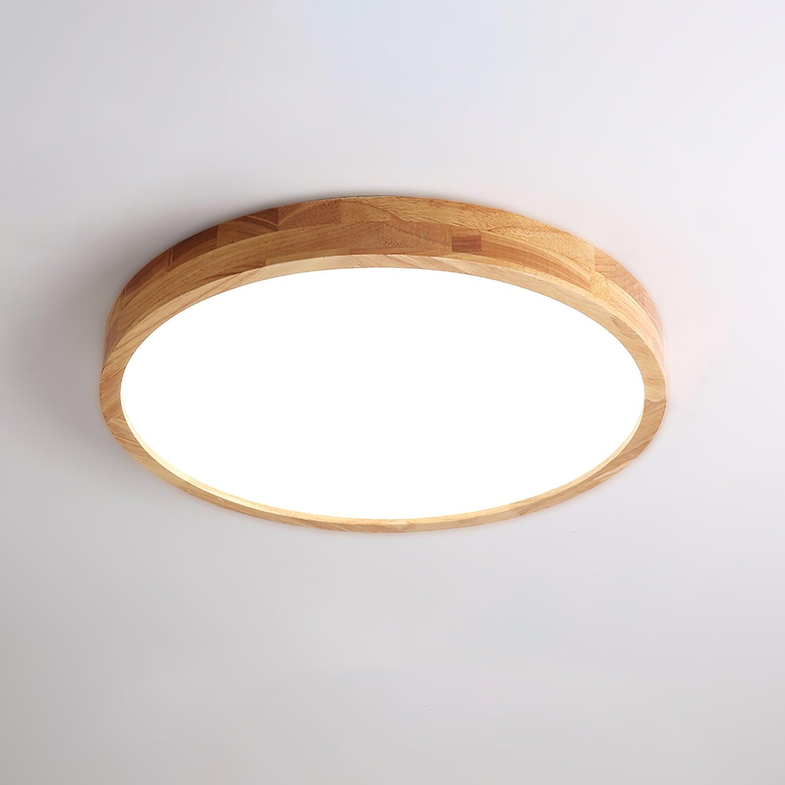 Geometric Wooden Ceiling Fixture Lighting Lobby