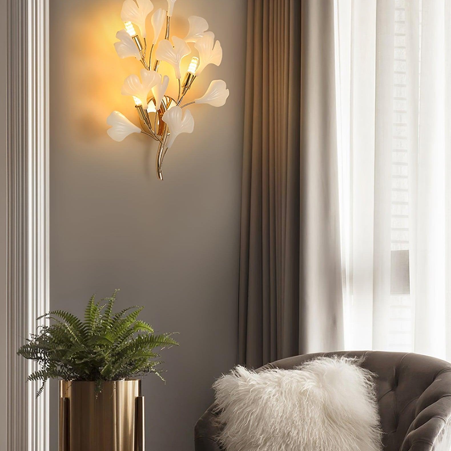 Gingko Ceiling Light Lighting Lobby