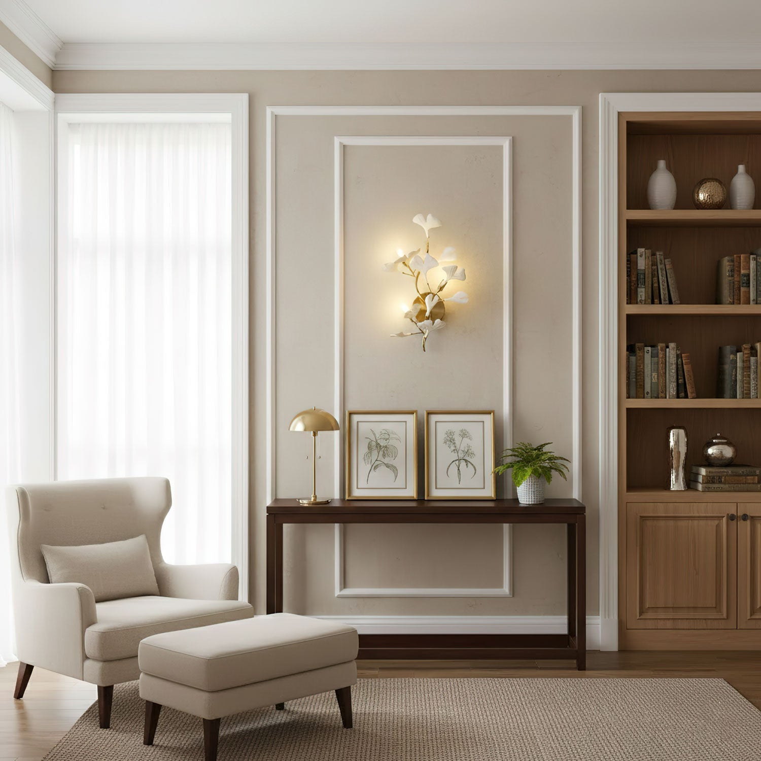 Gingko Ceiling Light Lighting Lobby