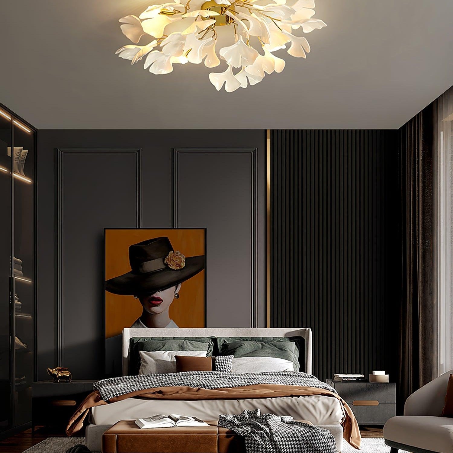 Gingko Ceiling Light Lighting Lobby