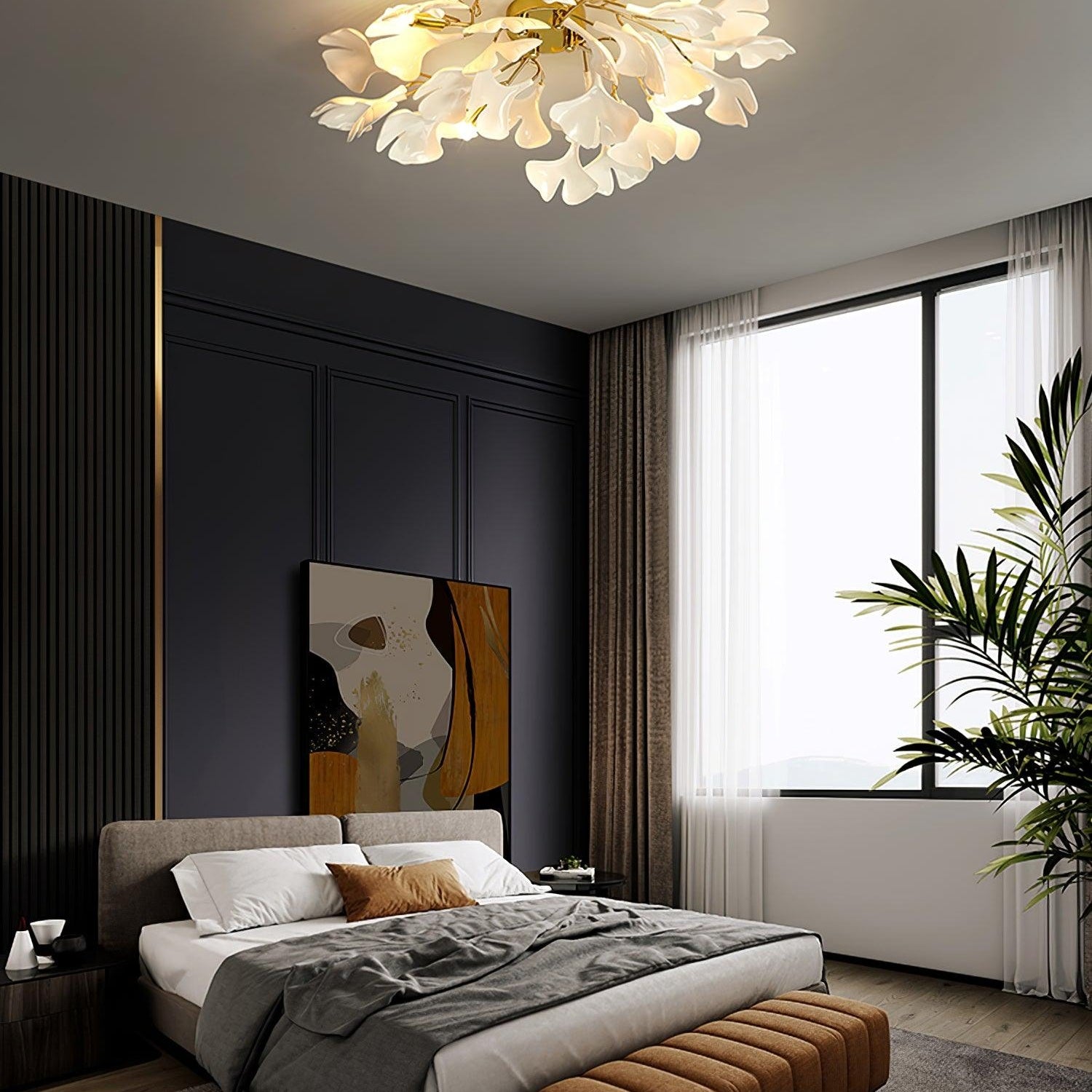 Gingko Ceiling Light Lighting Lobby