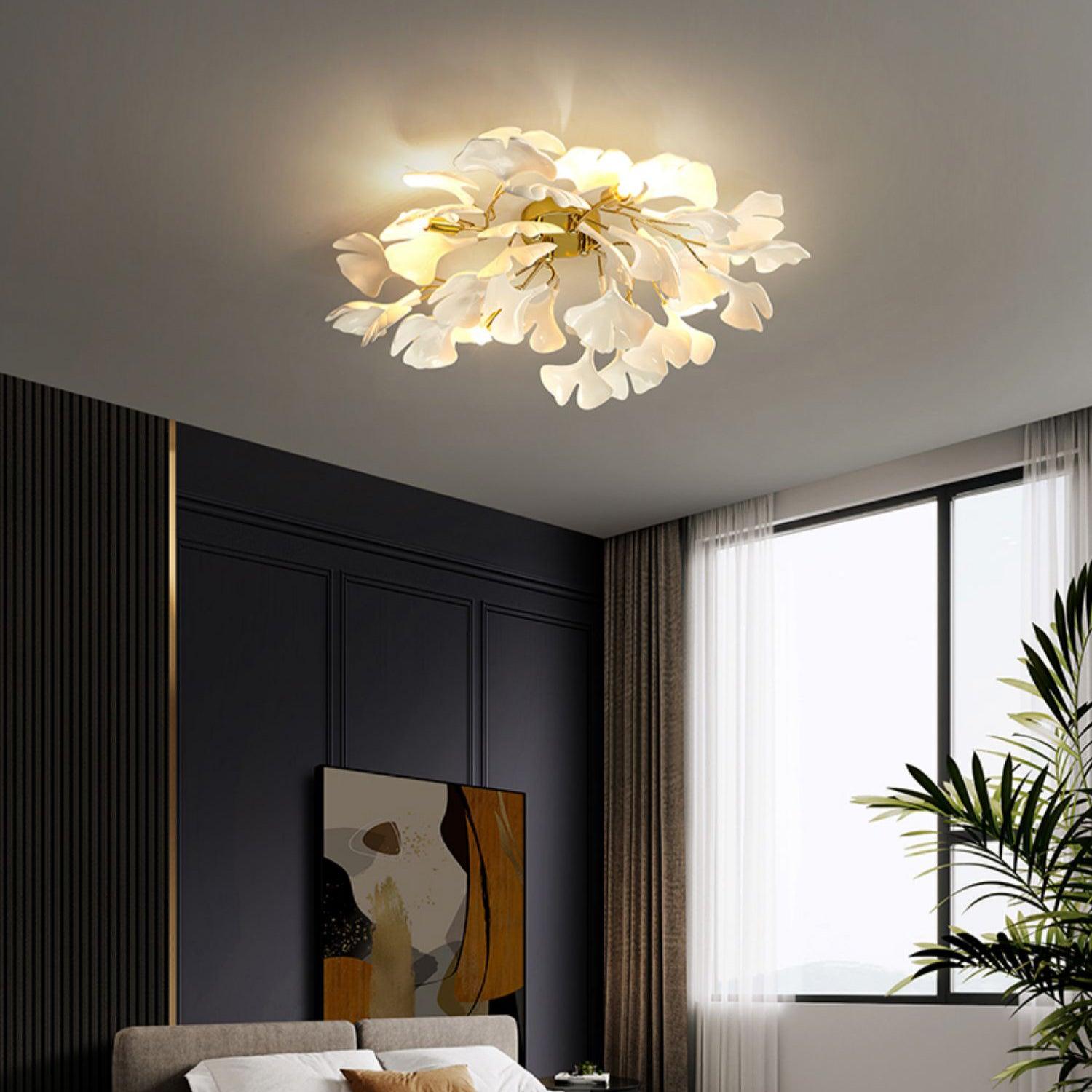 Gingko Ceiling Light Lighting Lobby