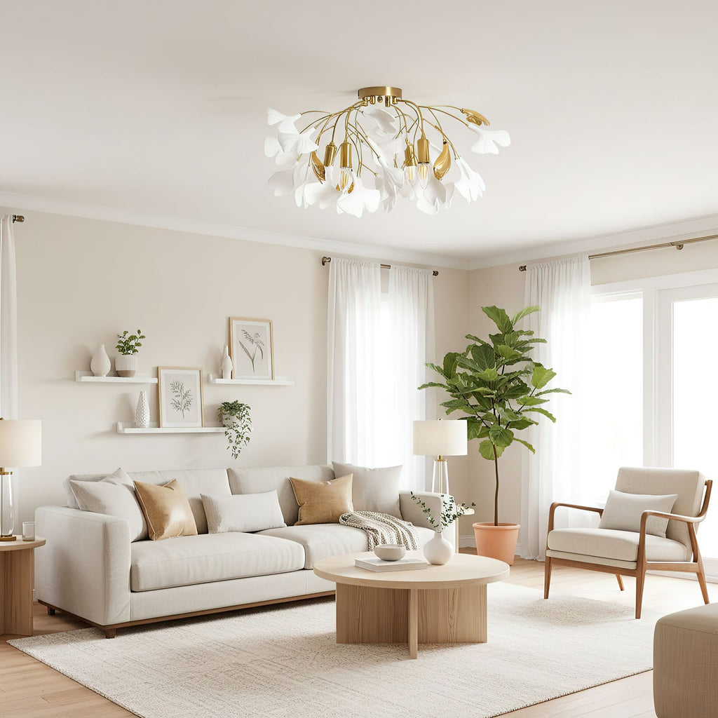 Gingko Ceiling Light Lighting Lobby