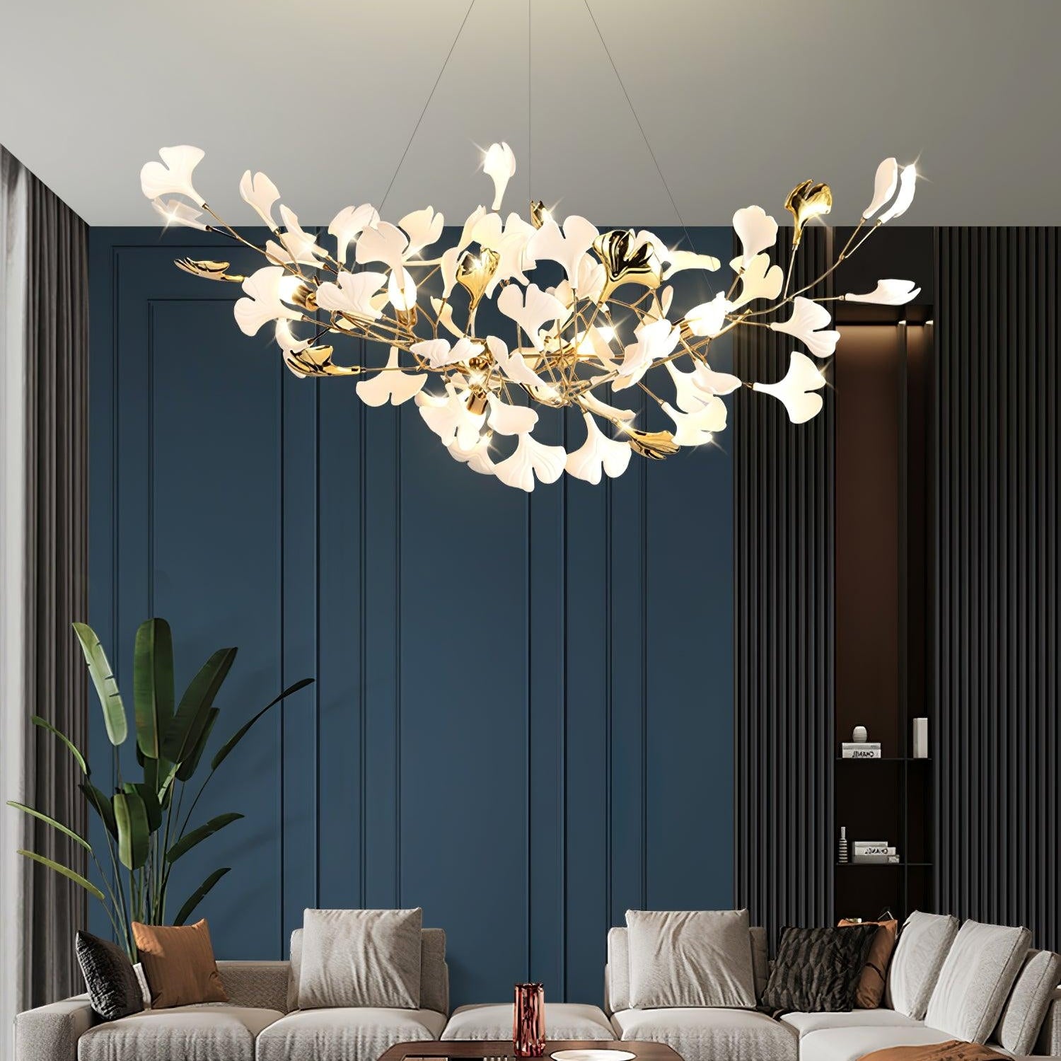 Gingko Ceiling Pendant B Lighting Lobby
