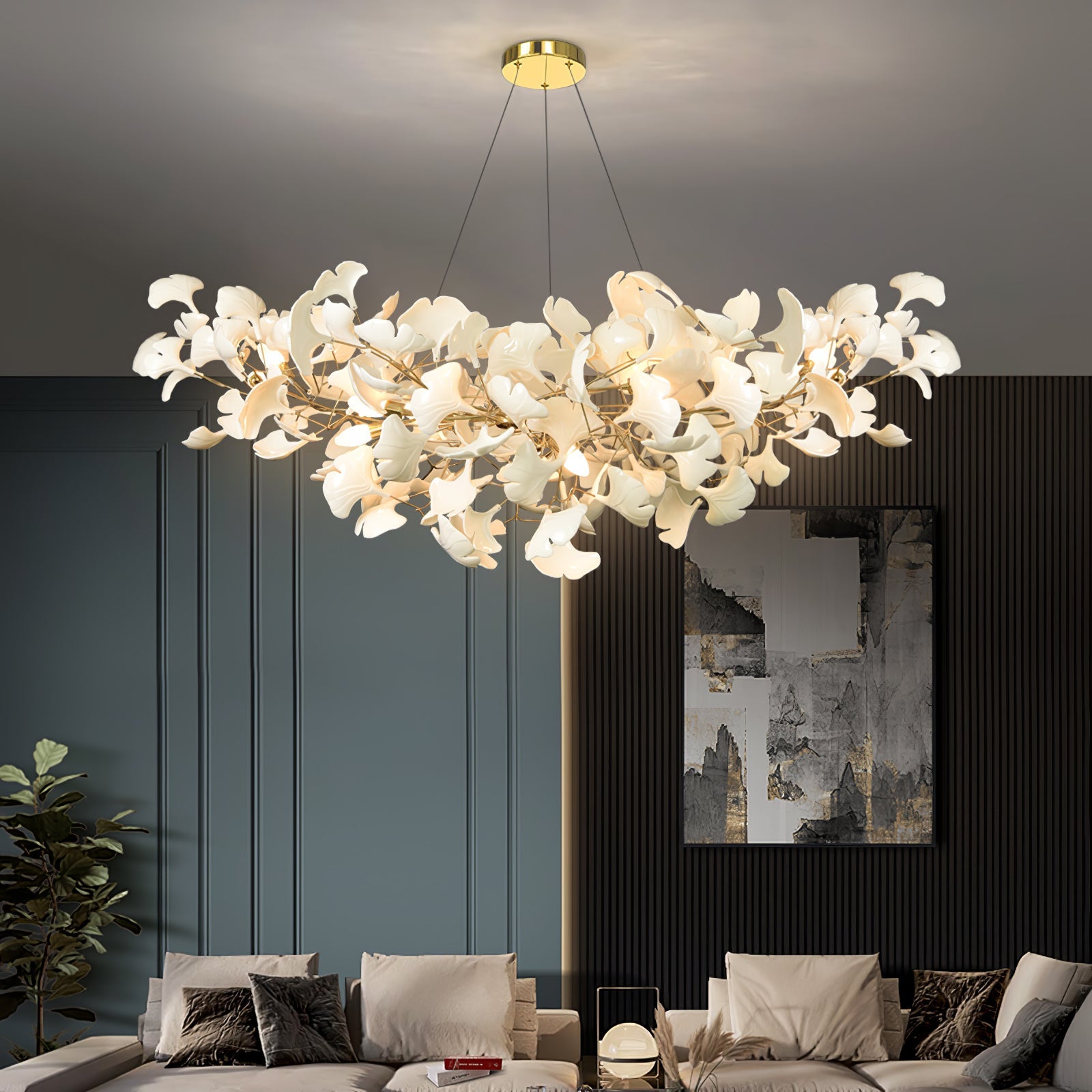 Gingko Ceiling Pendant B Lighting Lobby