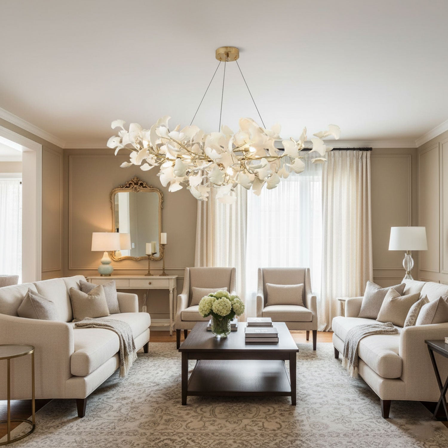 Gingko Ceiling Pendant B Lighting Lobby