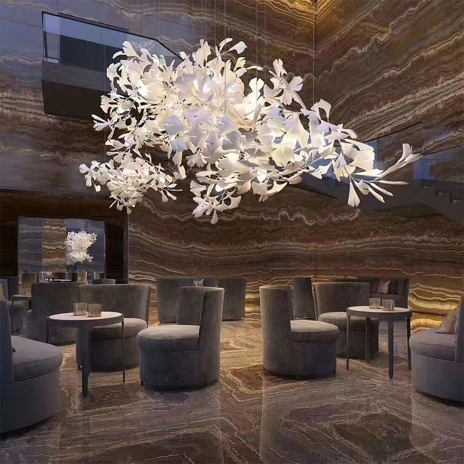 Gingko Ceiling Pendant B Lighting Lobby