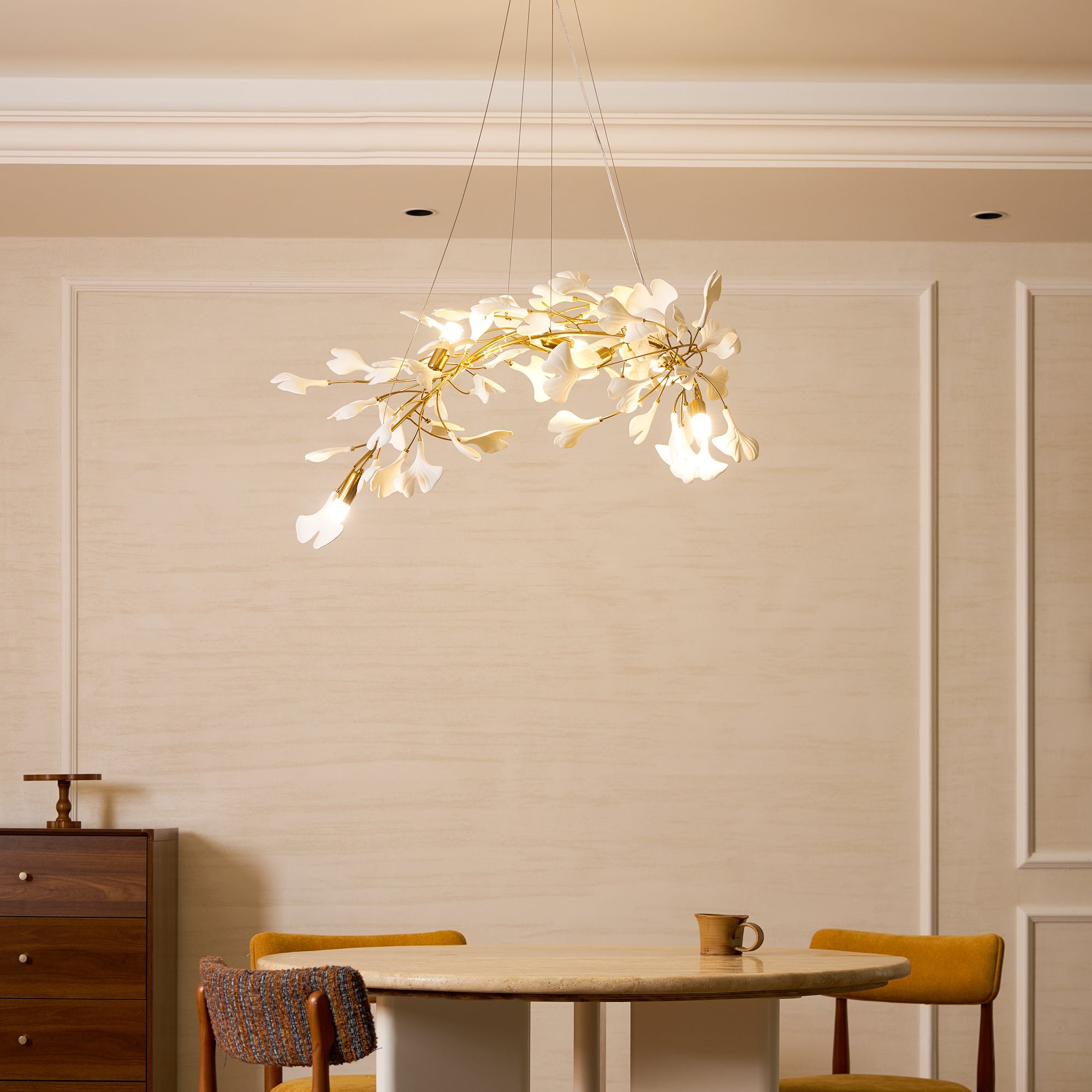 Gingko Ceiling Suspension A Lighting Lobby