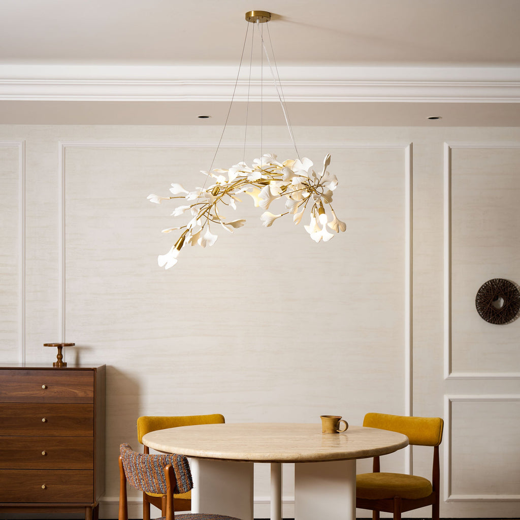 Gingko Ceiling Suspension A Lighting Lobby