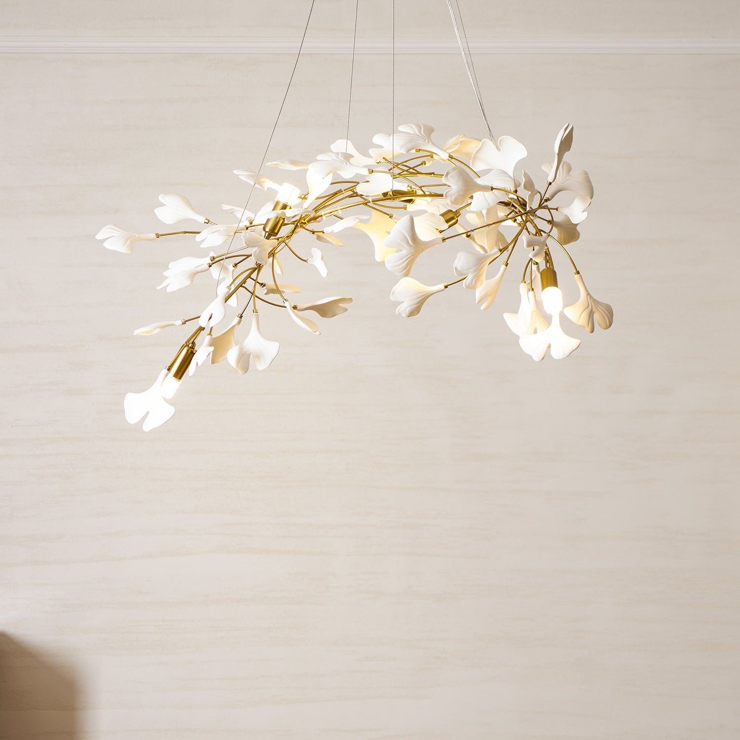 Gingko Ceiling Suspension A Lighting Lobby