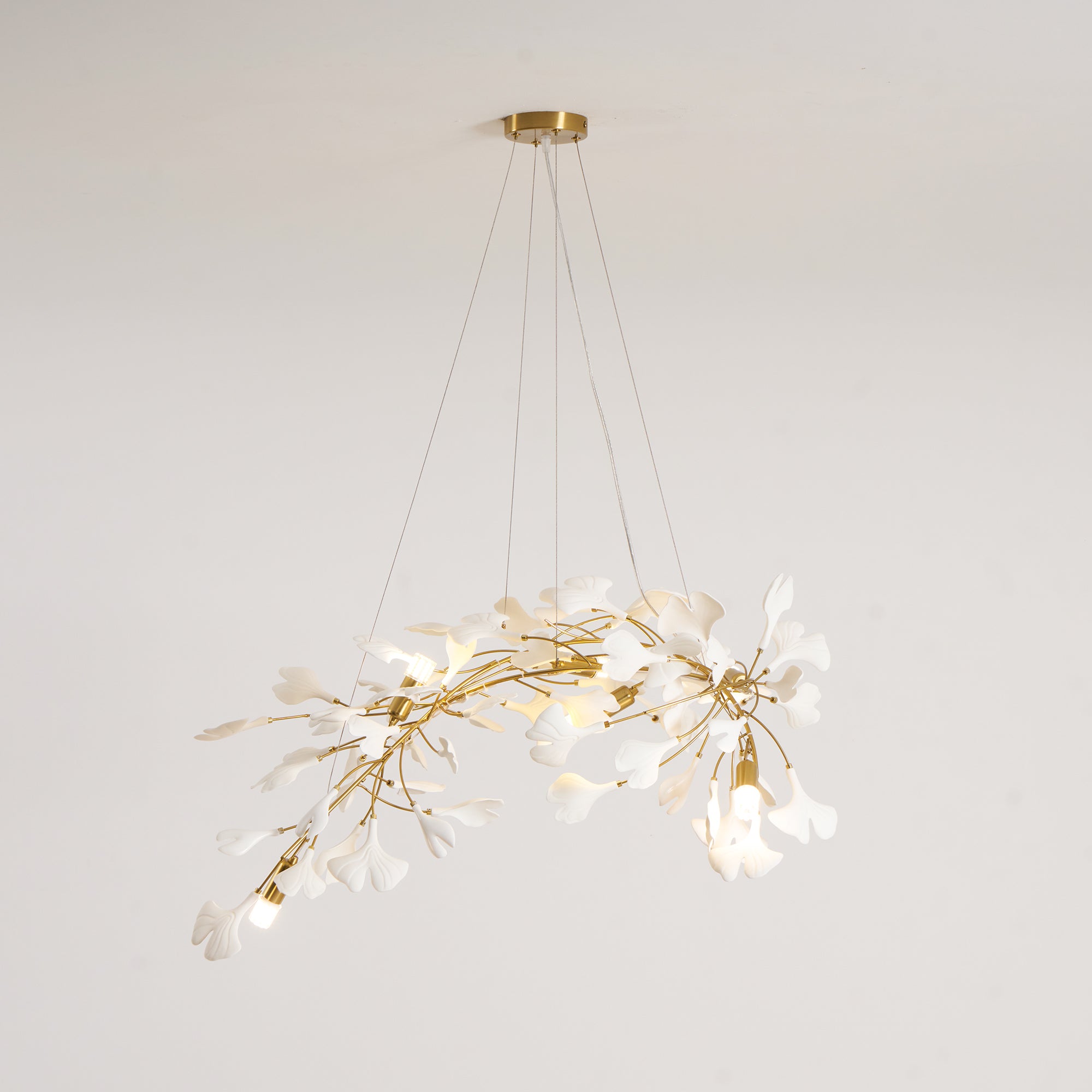 Gingko Ceiling Suspension A Lighting Lobby