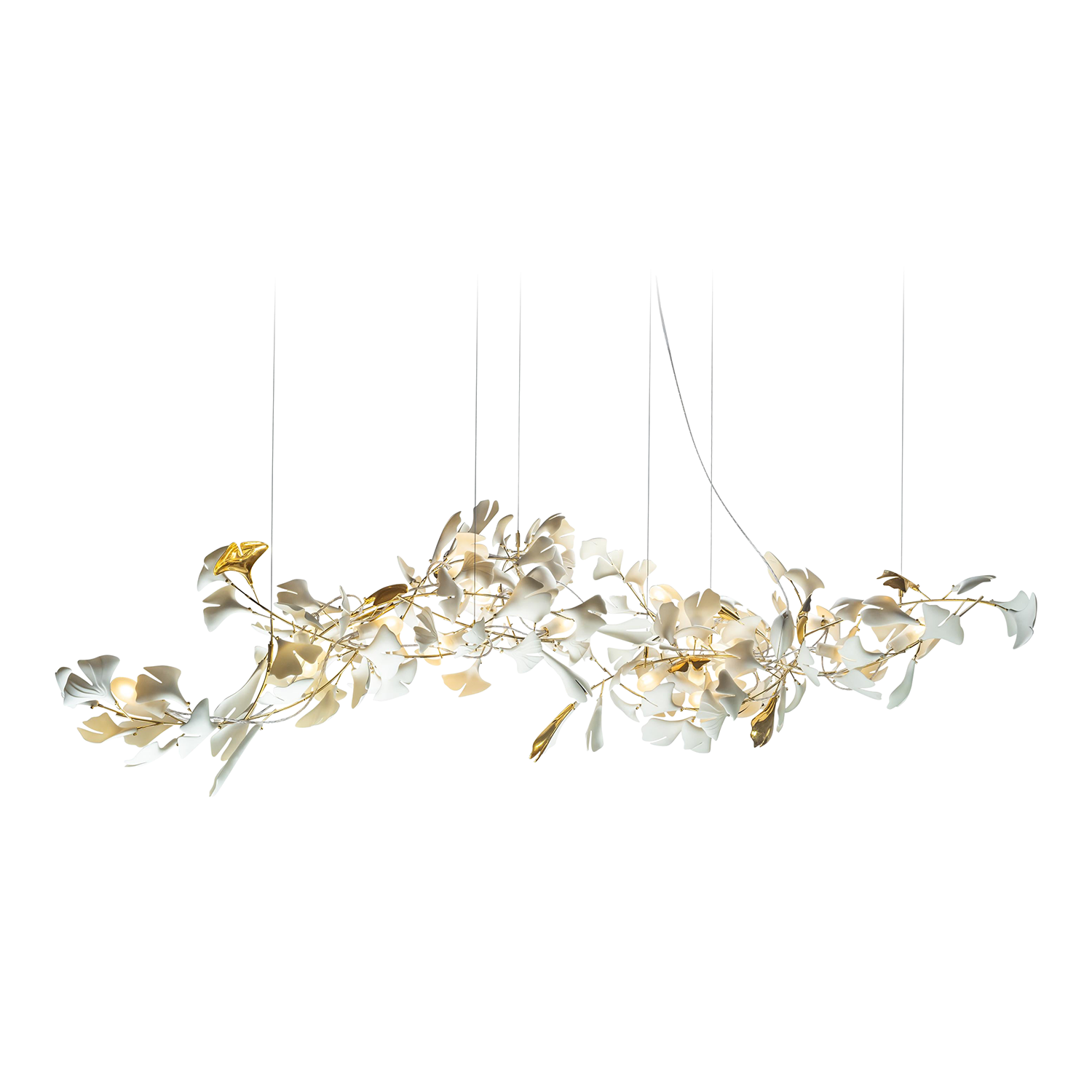 Gingko Ceiling Suspension A Lighting Lobby