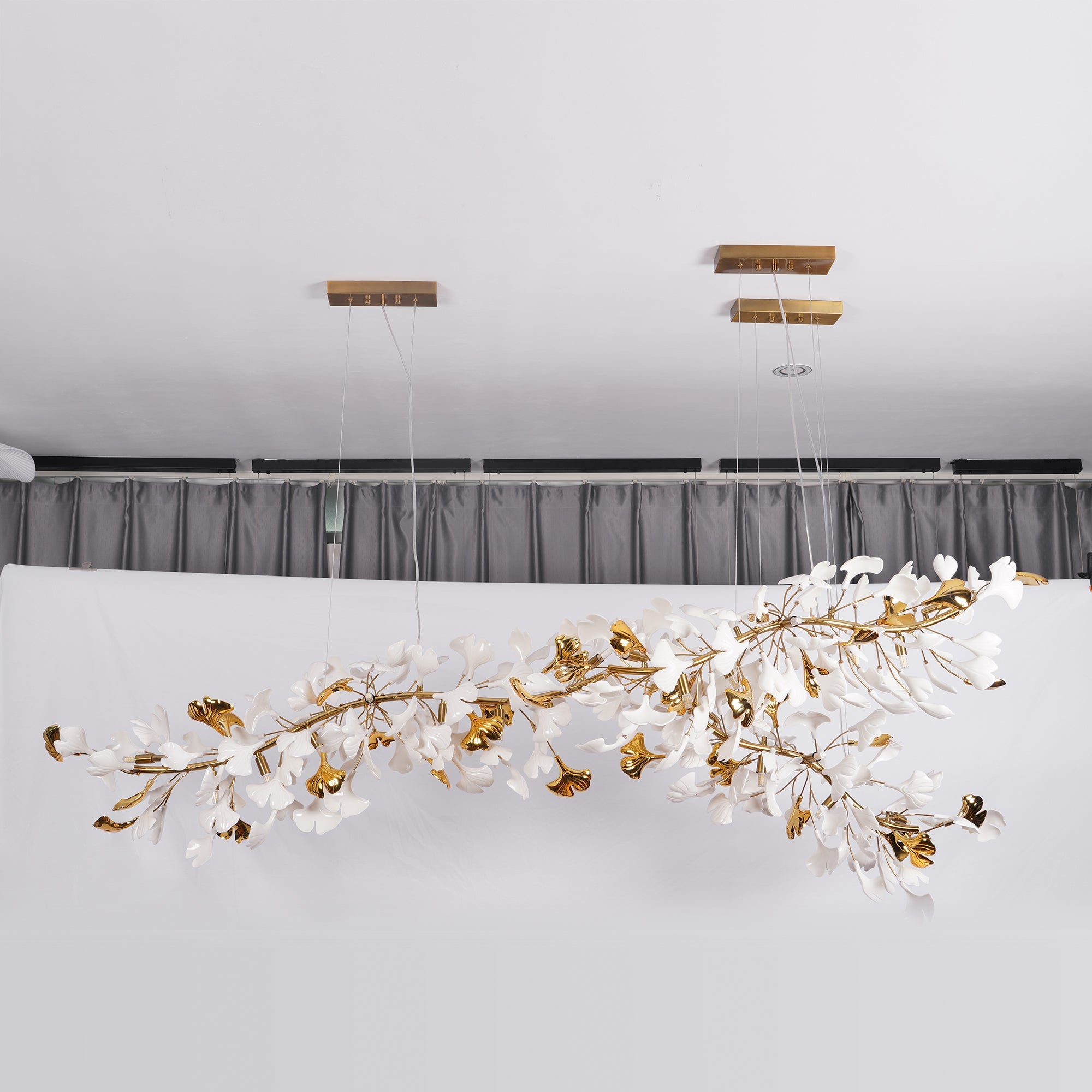 Gingko Ceiling Suspension A Lighting Lobby