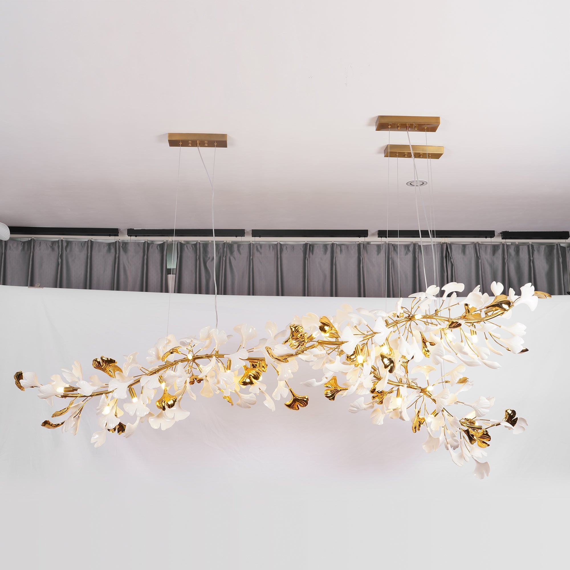 Gingko Ceiling Suspension A Lighting Lobby