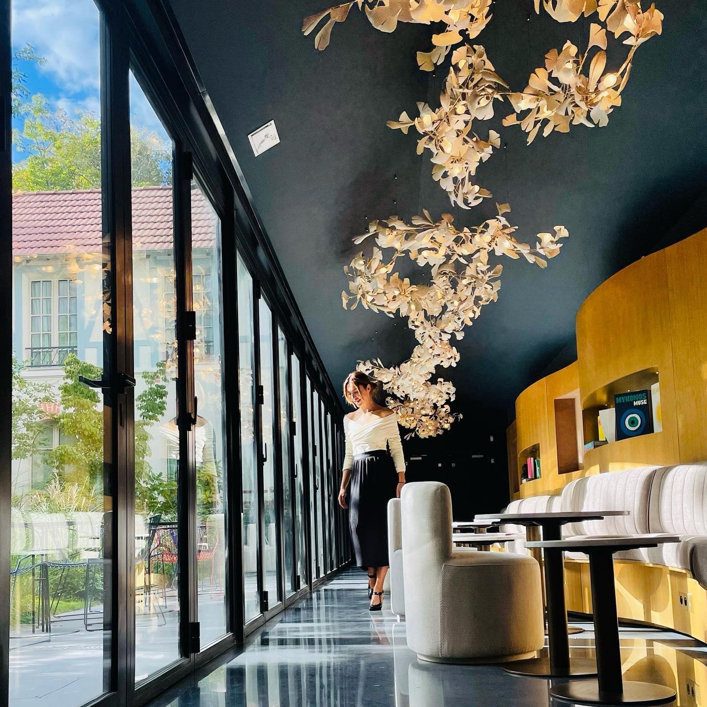 Gingko Ceiling Suspension A Lighting Lobby