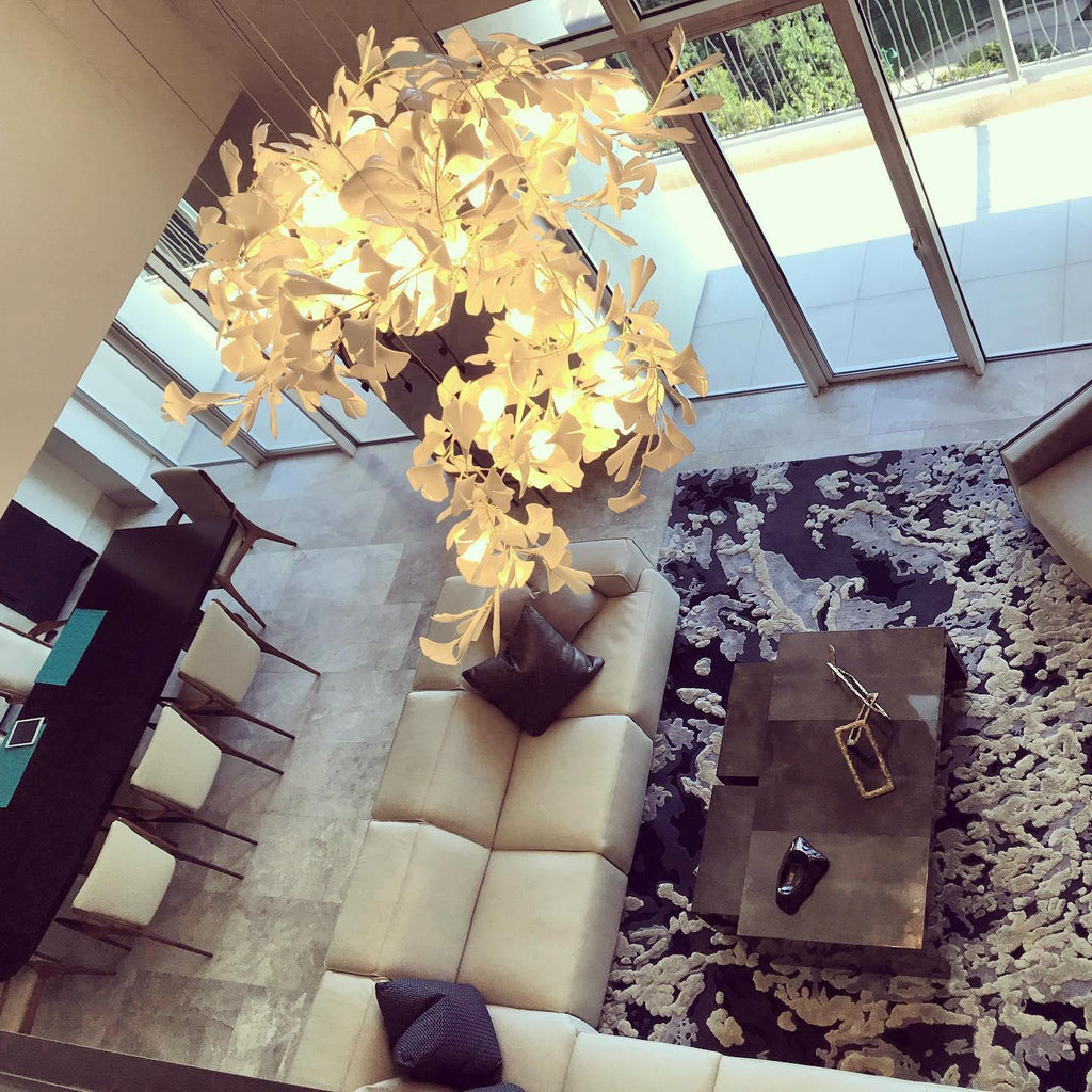 Gingko Ceiling Suspension A Lighting Lobby