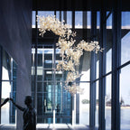 Gingko Ceiling Suspension A Lighting Lobby
