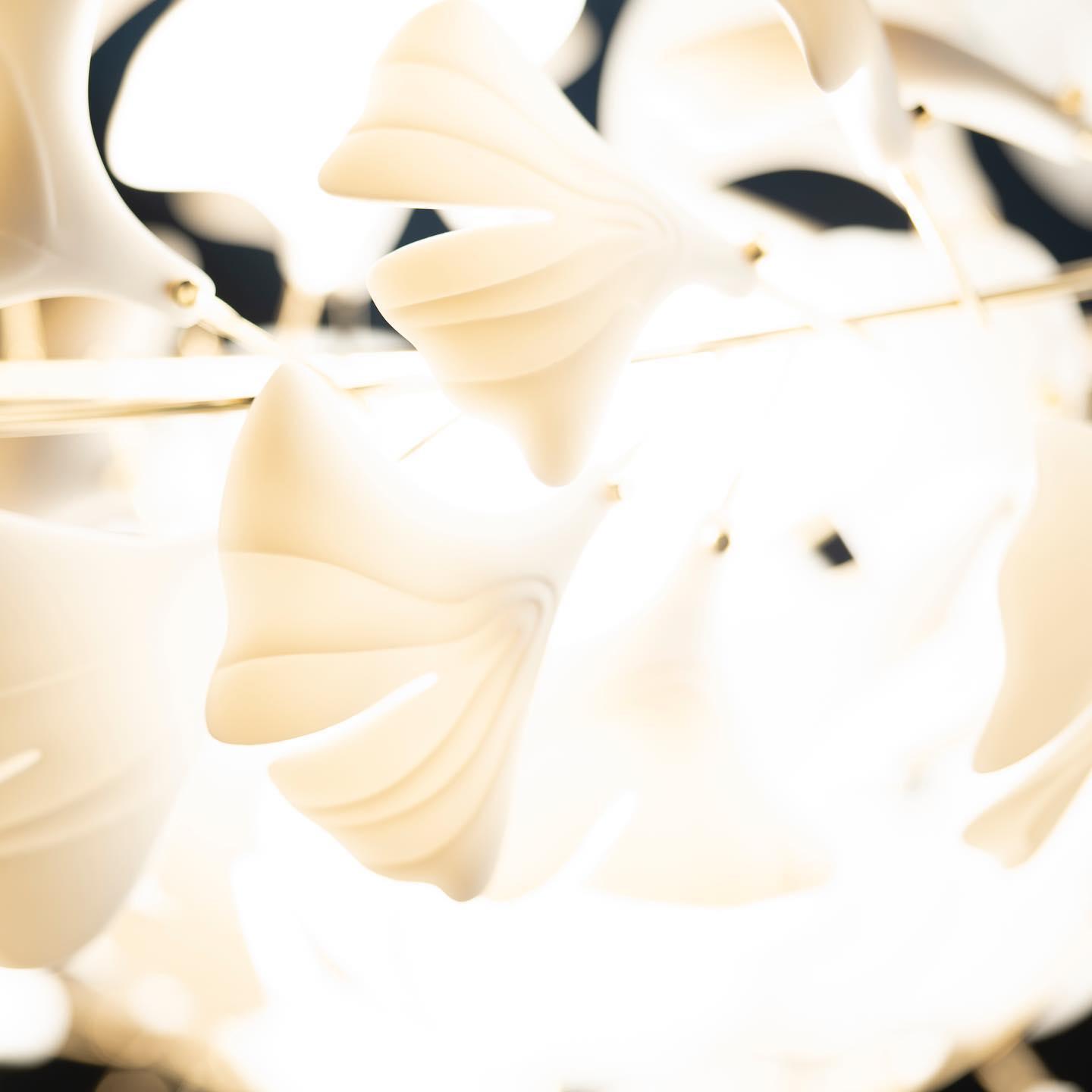 Gingko Ceiling Suspension A Lighting Lobby