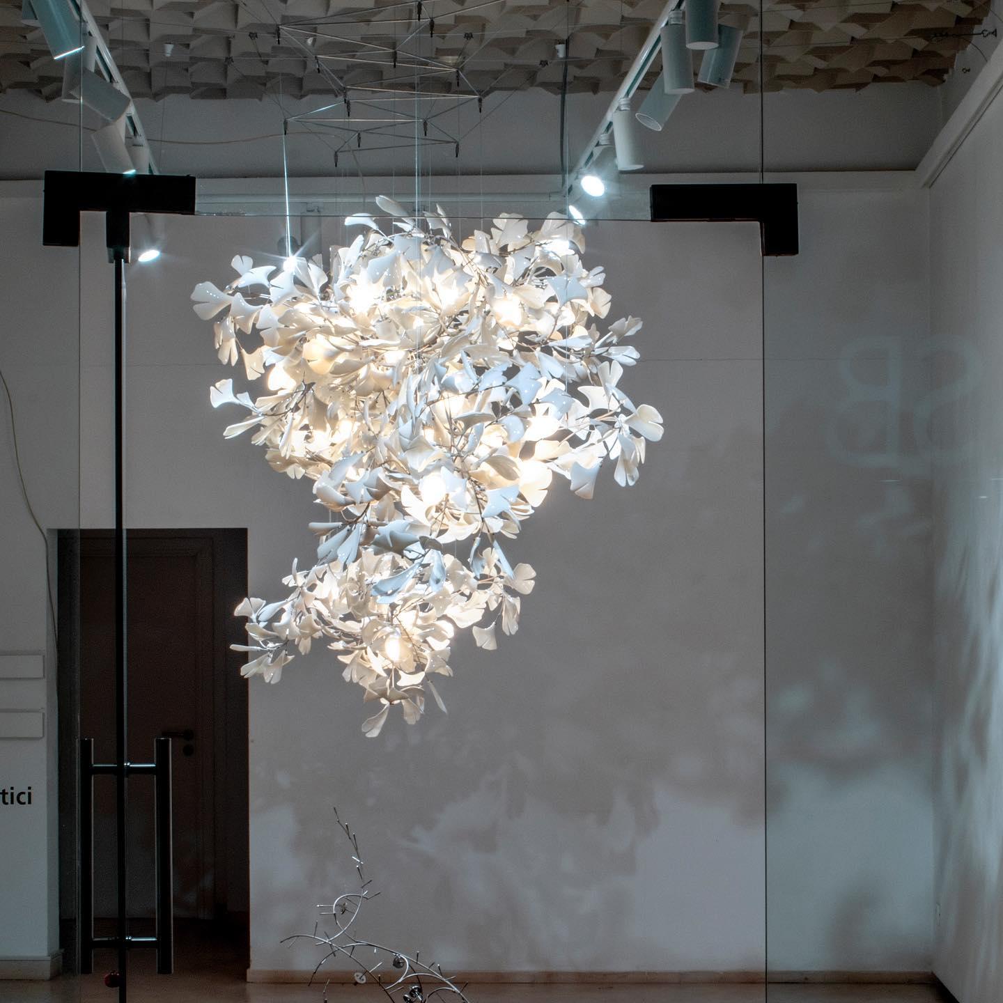 Gingko Ceiling Suspension A Lighting Lobby