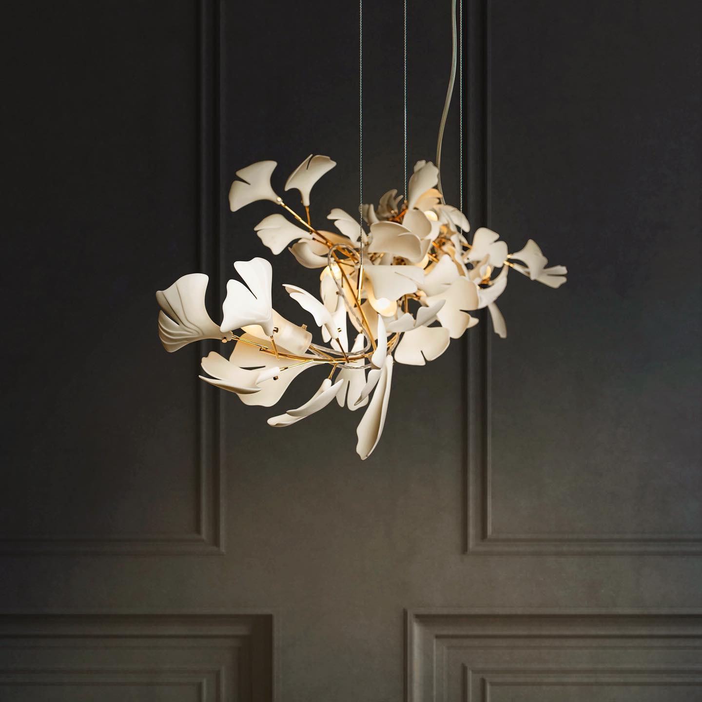 Gingko Ceiling Suspension A Lighting Lobby