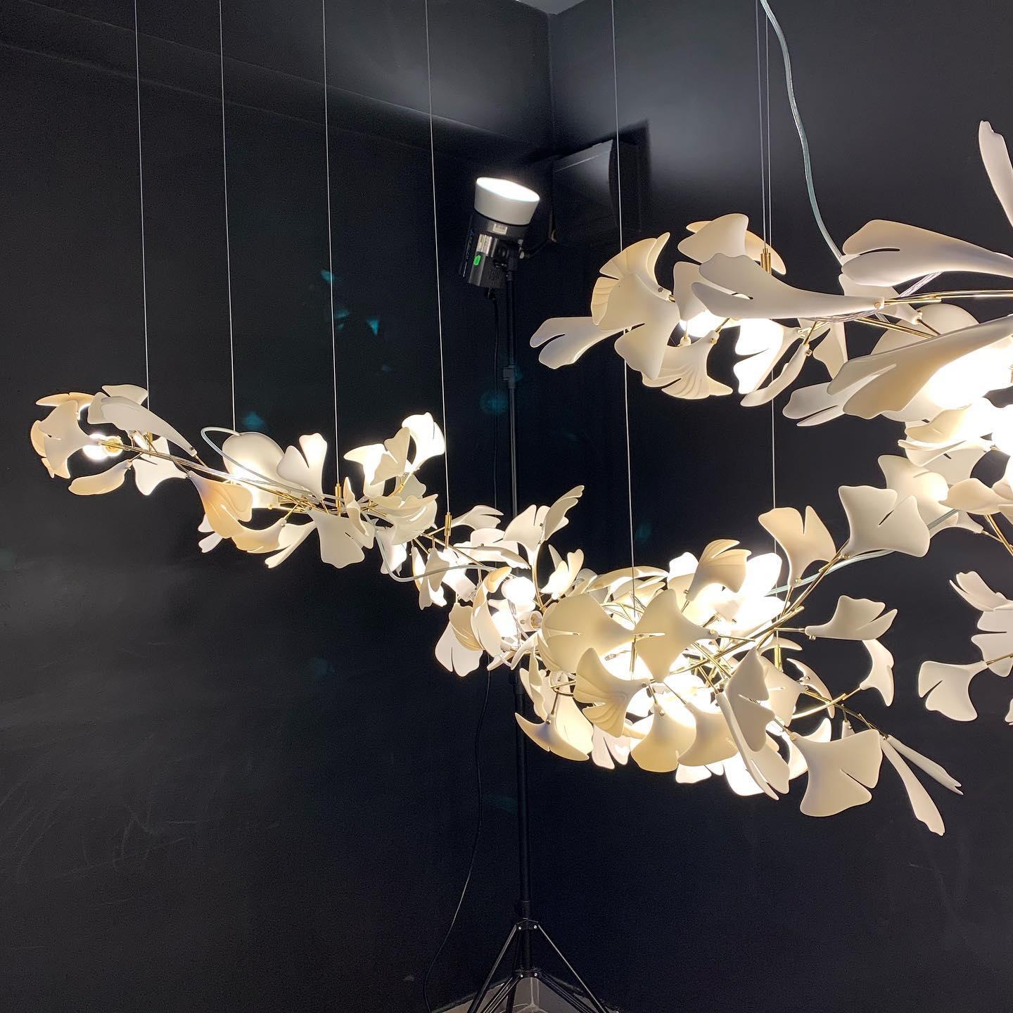 Gingko Ceiling Suspension A Lighting Lobby