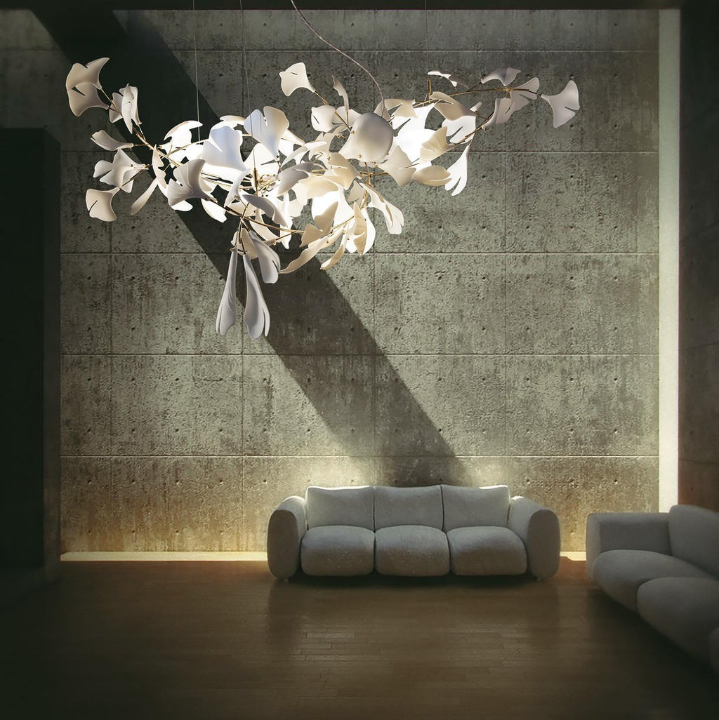 Gingko Ceiling Suspension A Lighting Lobby