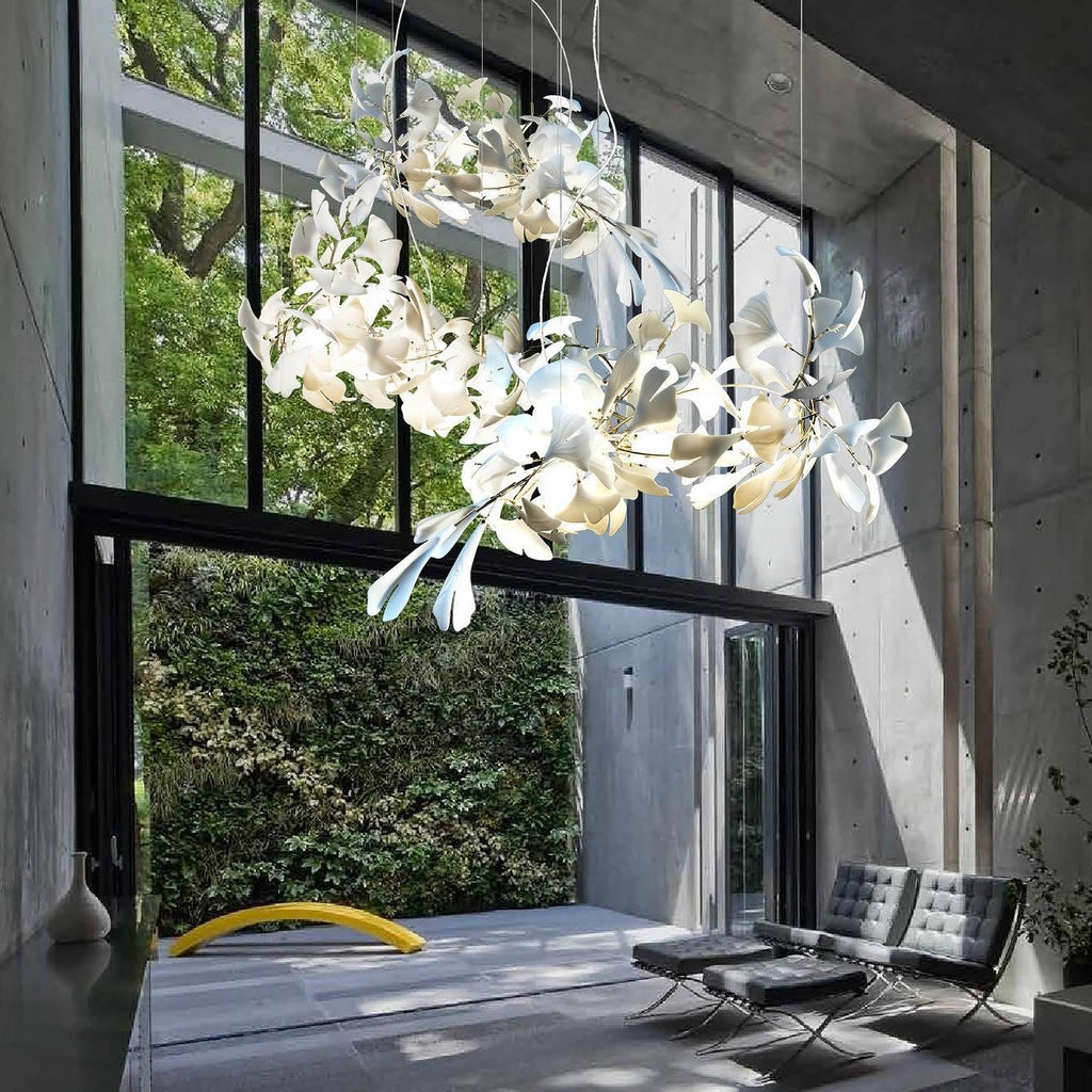 Gingko Ceiling Suspension A Lighting Lobby