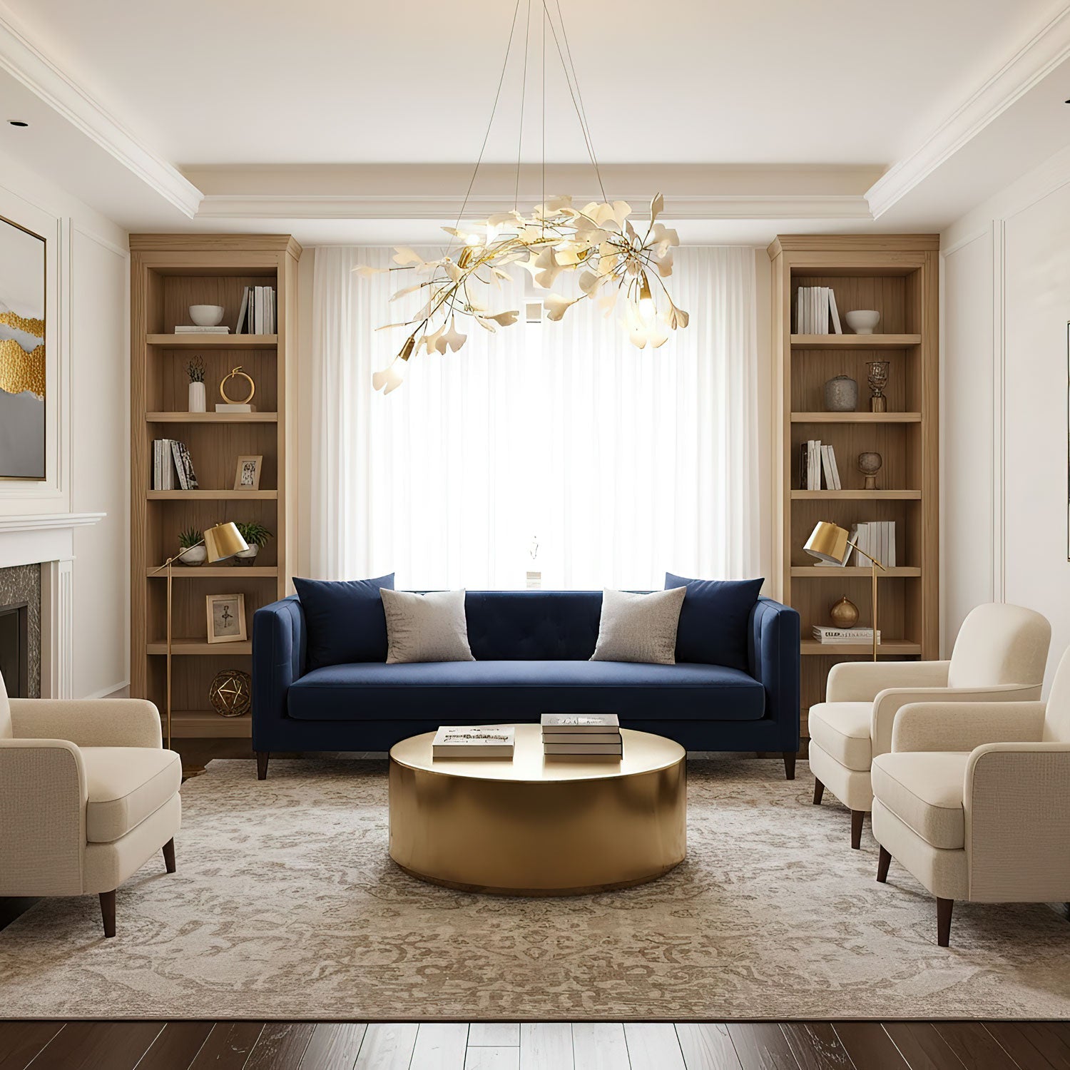 Gingko Ceiling Suspension A Lighting Lobby