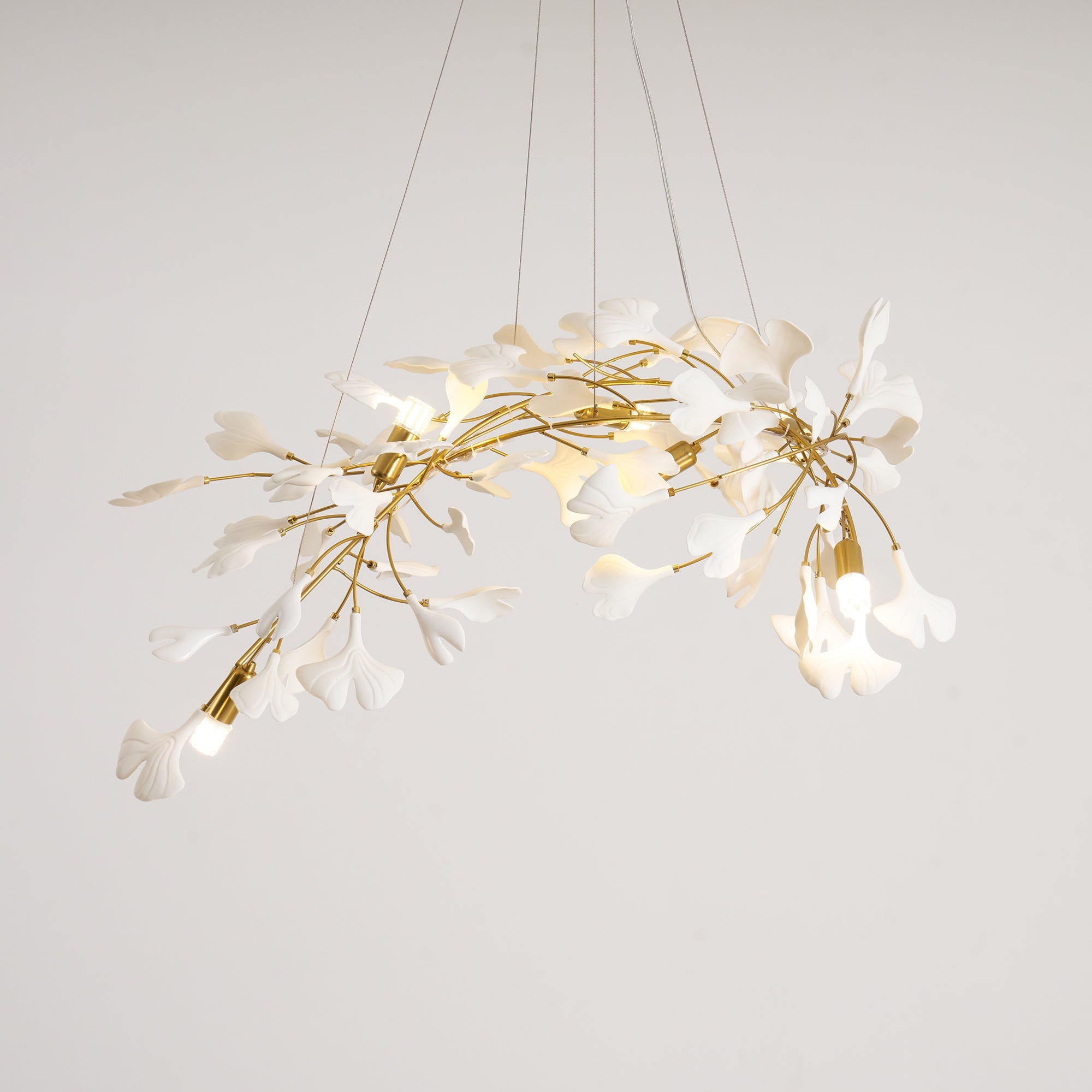 Gingko Ceiling Suspension A Lighting Lobby