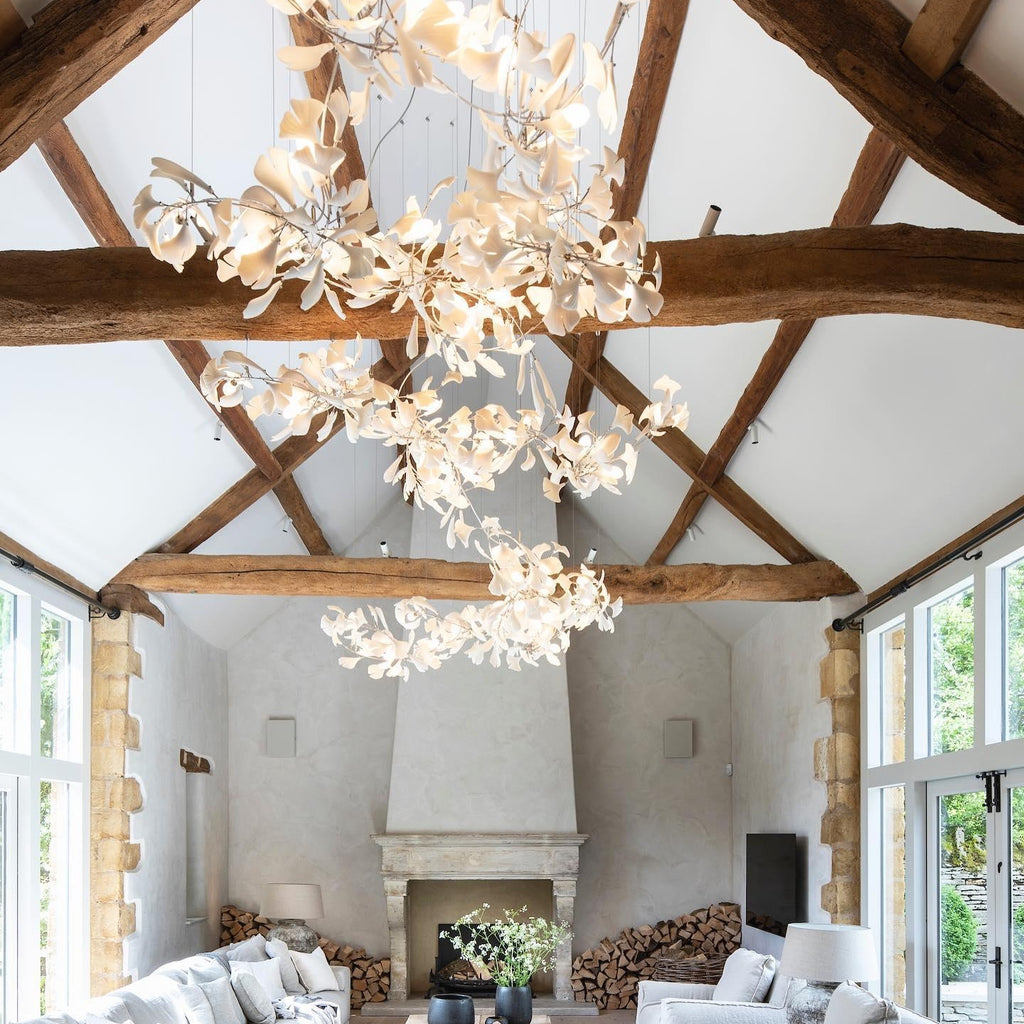 Gingko Ceiling Suspension E Lighting Lobby