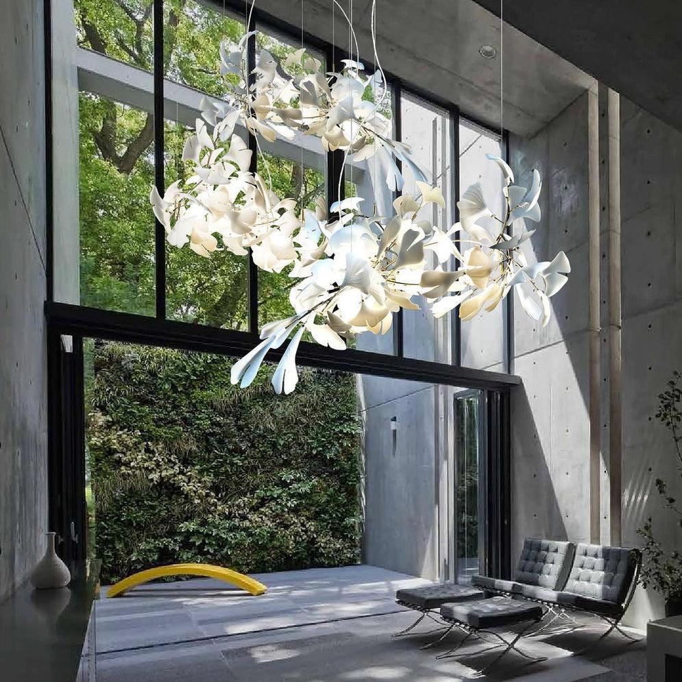 Gingko Ceiling Suspension E Lighting Lobby