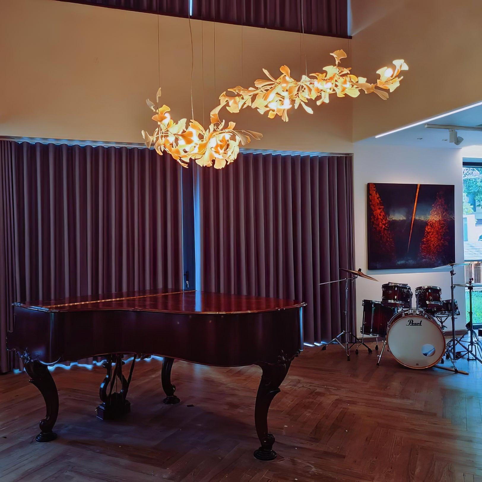 Gingko Ceiling Suspension E Lighting Lobby