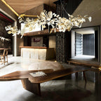 Gingko Ceiling Suspension E Lighting Lobby