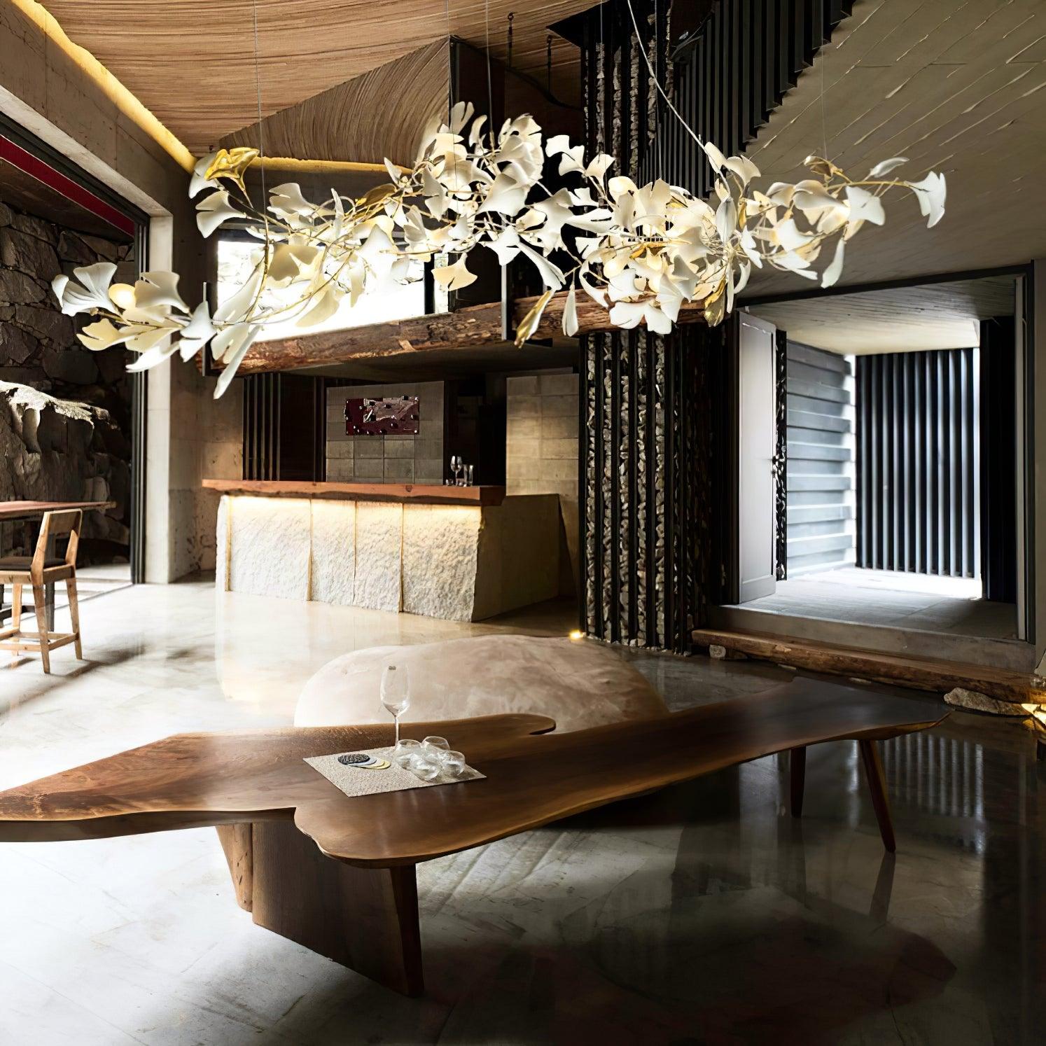 Gingko Ceiling Suspension E Lighting Lobby
