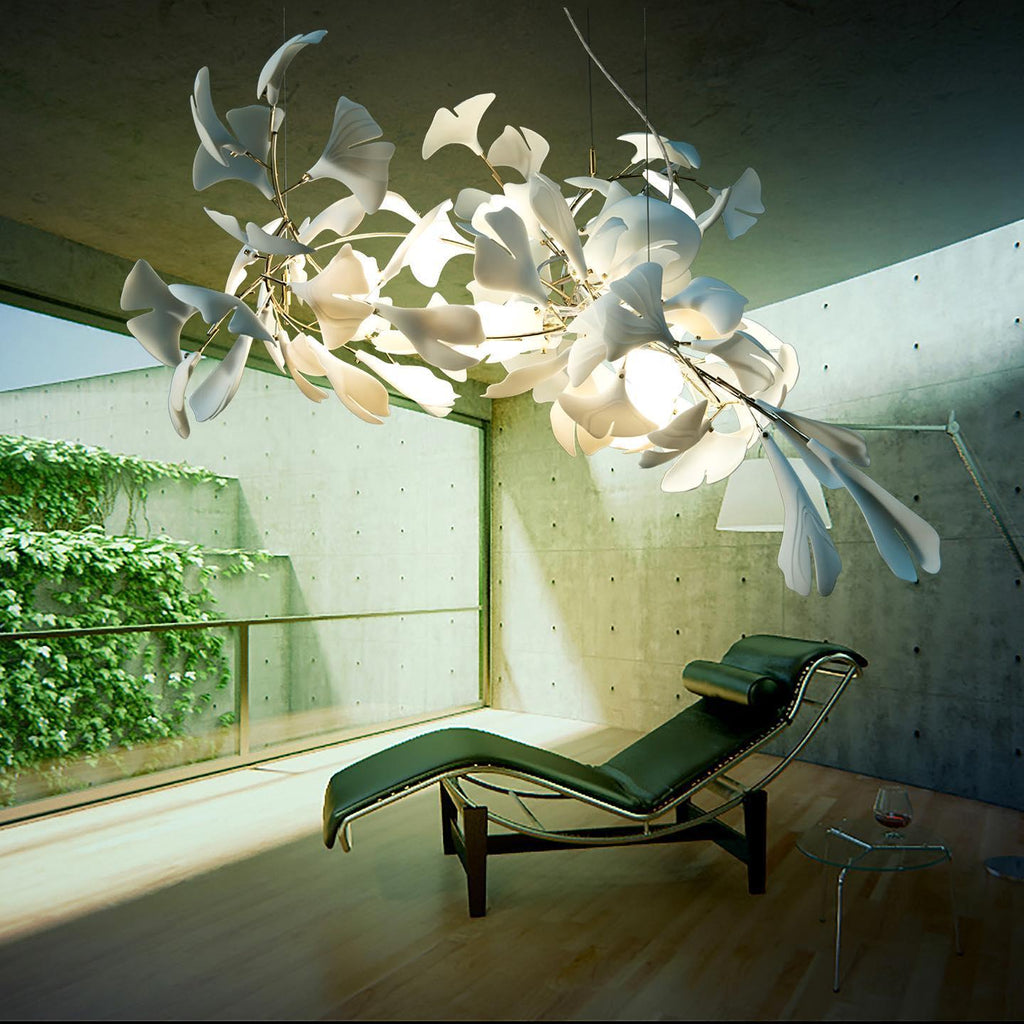 Gingko Ceiling Suspension E Lighting Lobby