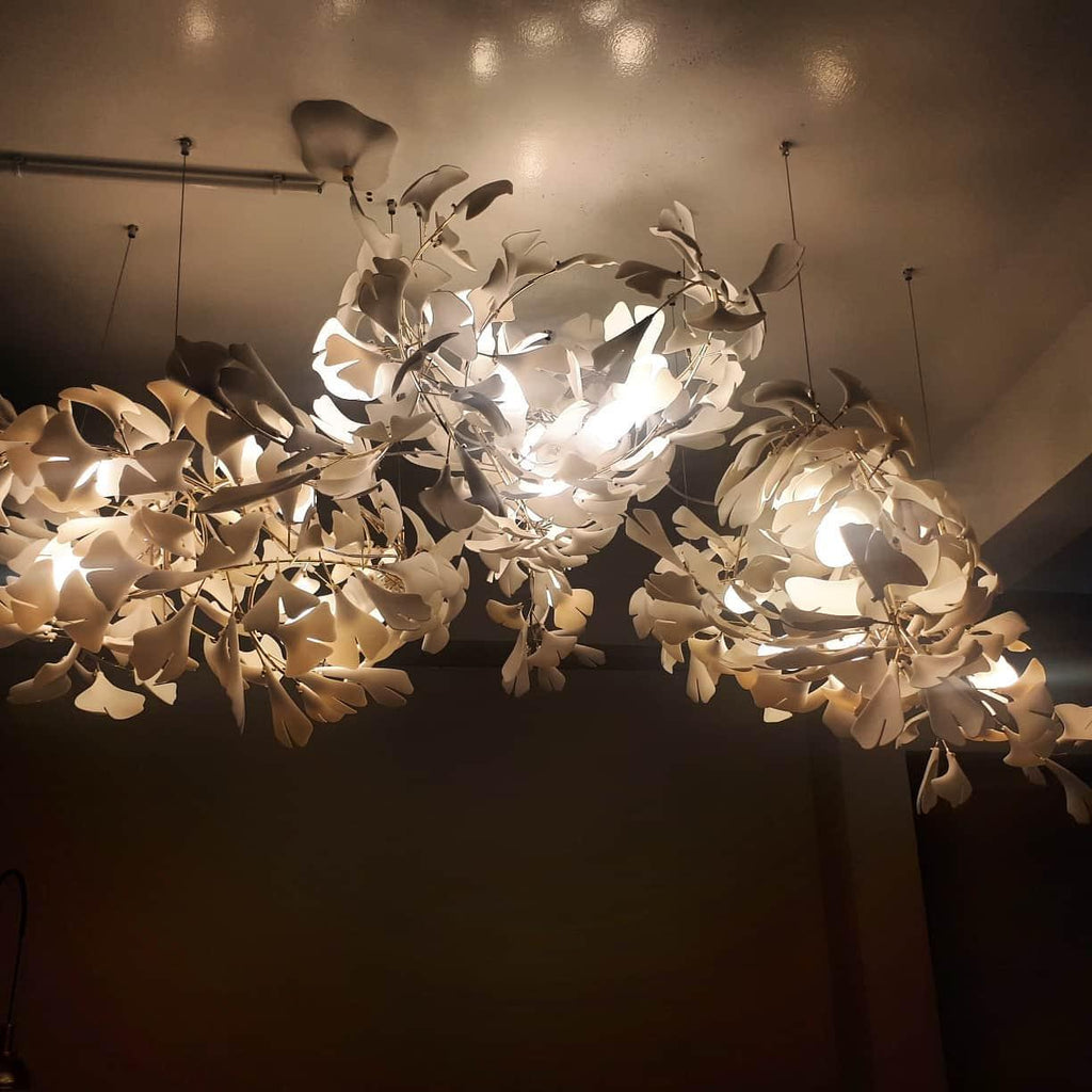Gingko Ceiling Suspension E Lighting Lobby