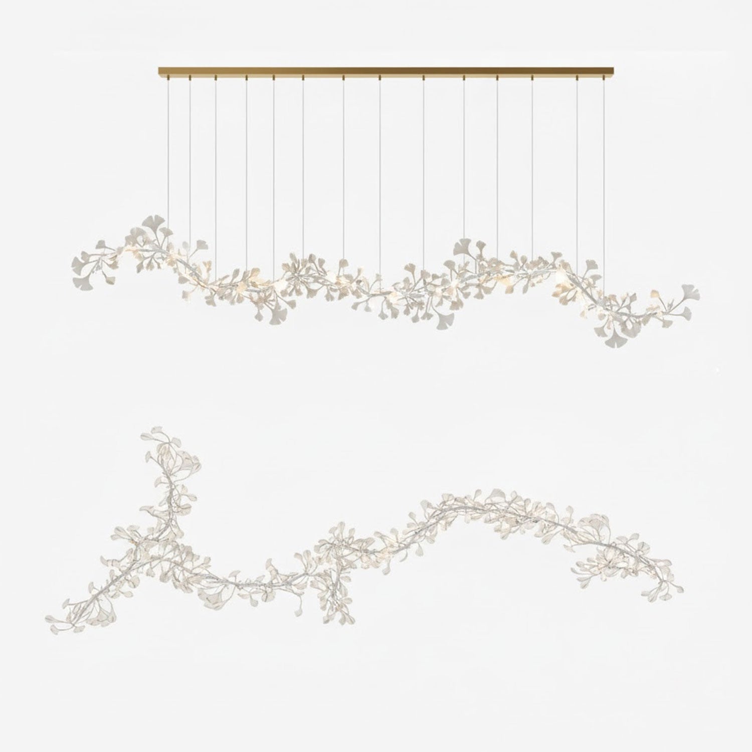 Gingko Ceiling Suspension E Lighting Lobby
