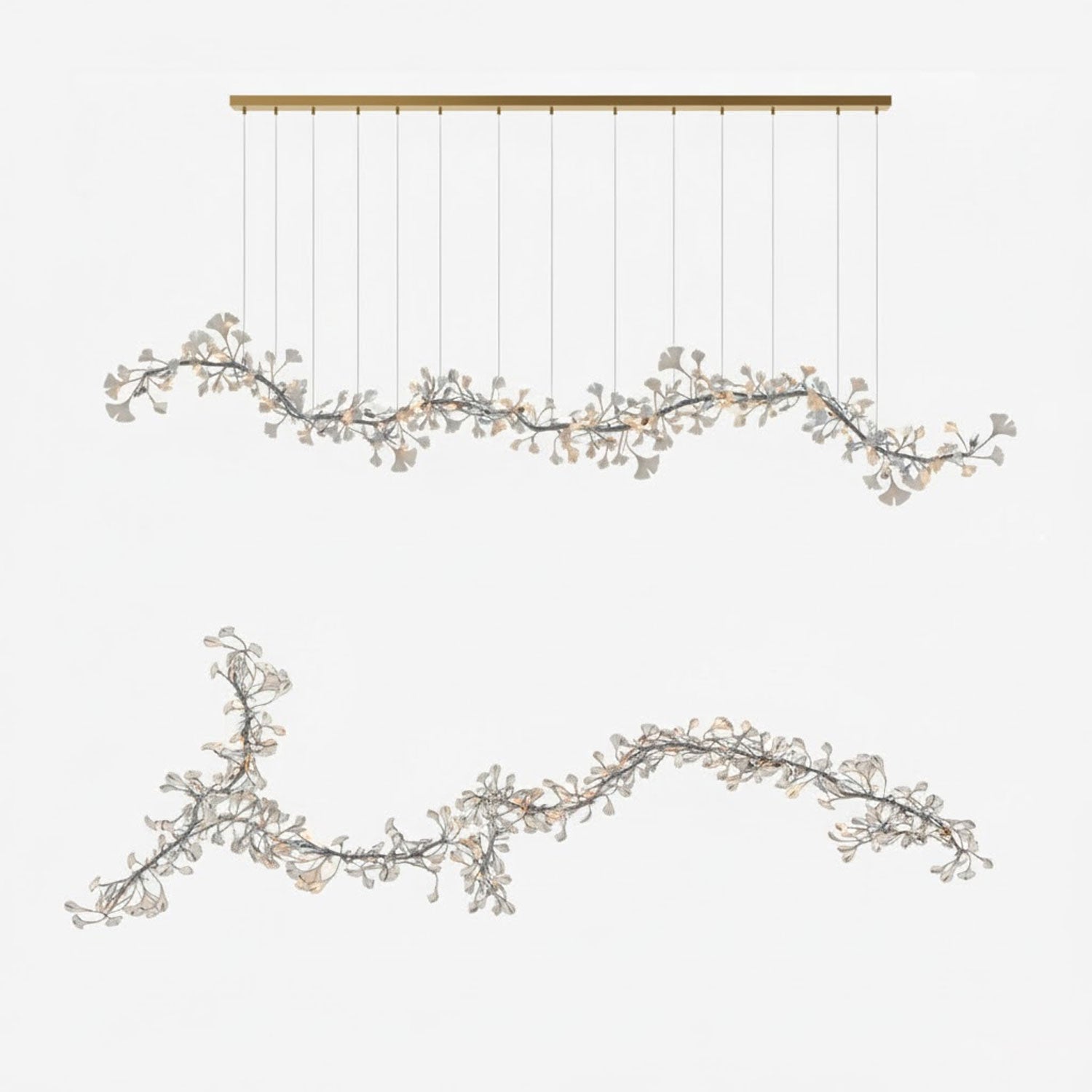 Gingko Ceiling Suspension E Lighting Lobby