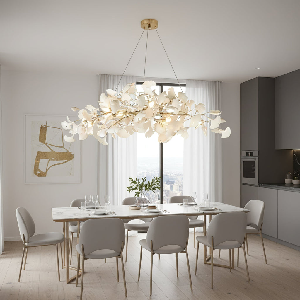 Gingko Ceiling Suspension N Lighting Lobby