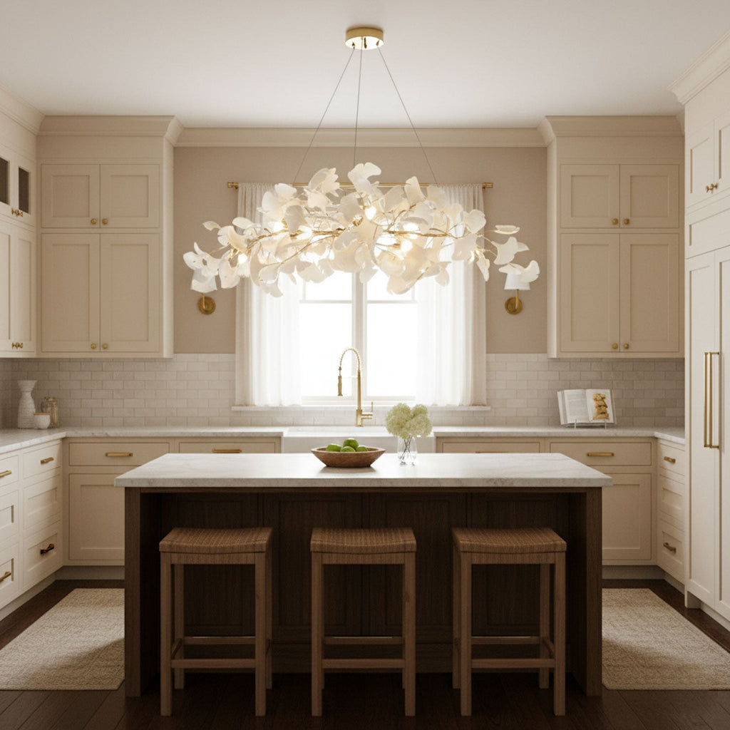 Gingko Ceiling Suspension N Lighting Lobby