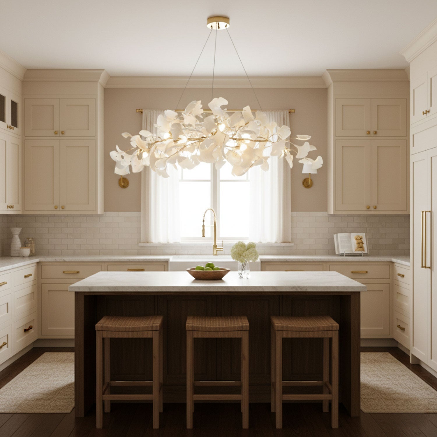Gingko Ceiling Suspension N Lighting Lobby