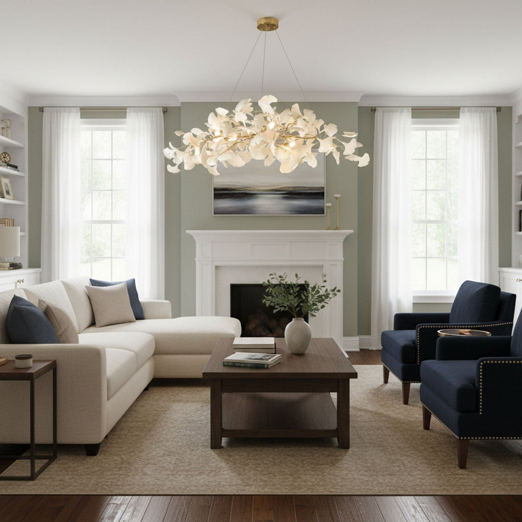 Gingko Ceiling Suspension N Lighting Lobby