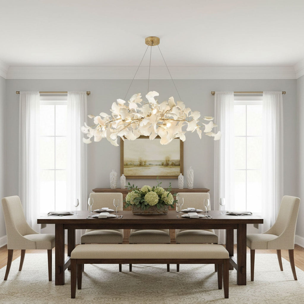Gingko Ceiling Suspension N Lighting Lobby